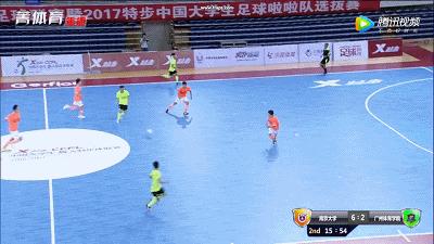 中国五人制足球大学生南区赛,校园足球5人制足球进攻跑位