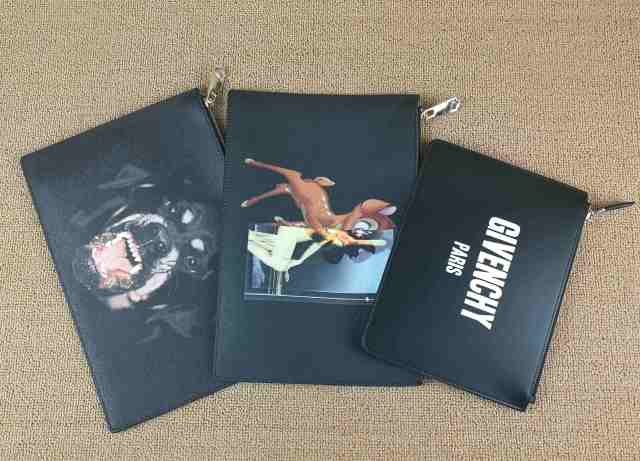 纪梵希givenchy男士狮子图案手包,givenchy纪梵希黑色手拿包