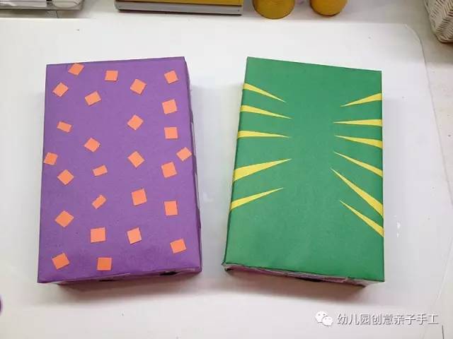 废物箱子利用手工幼儿园,盒子废物利用幼儿园做手工