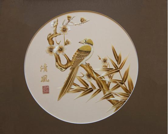 麦秆画作品简单,麦秆画精美视频