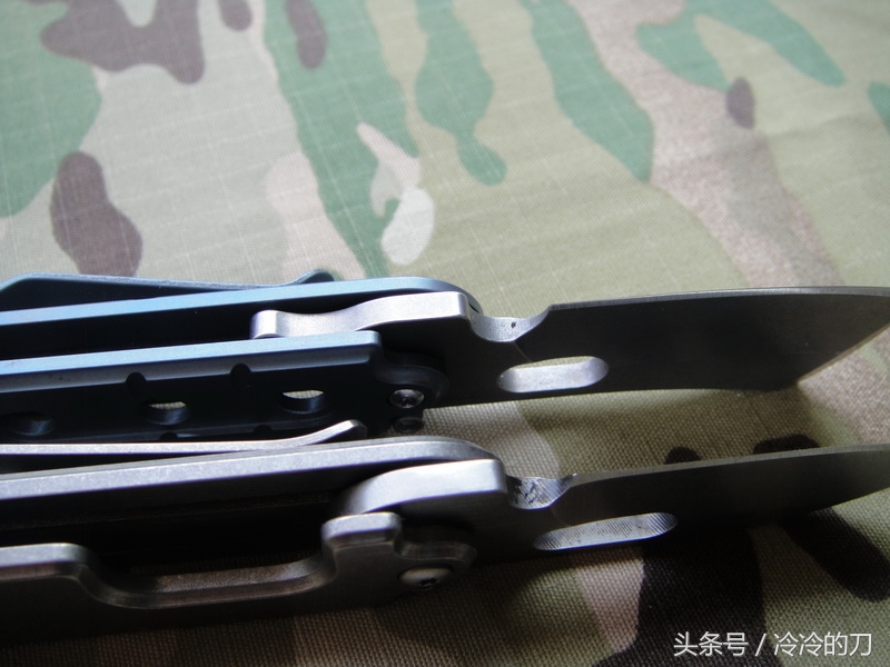 2把钛合金加S35V钢的serge*刀折**，豌豆和菜刀头详细对比