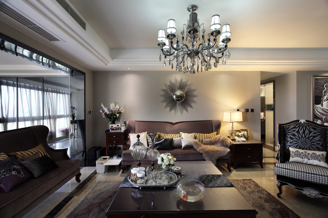 美巢新中式装饰效果图,美巢室内装饰