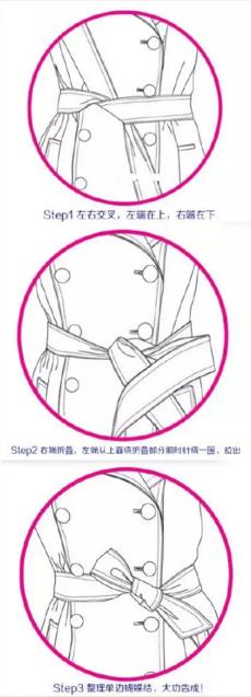 大风衣腰带咋系好看呢女生,春天穿风衣这样系腰带真是美爆了