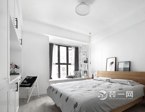 设计费5000元苏州景山*瑰园玫**87㎡北欧风格三居设计案例实景图，厨房门的设计比较有个性！