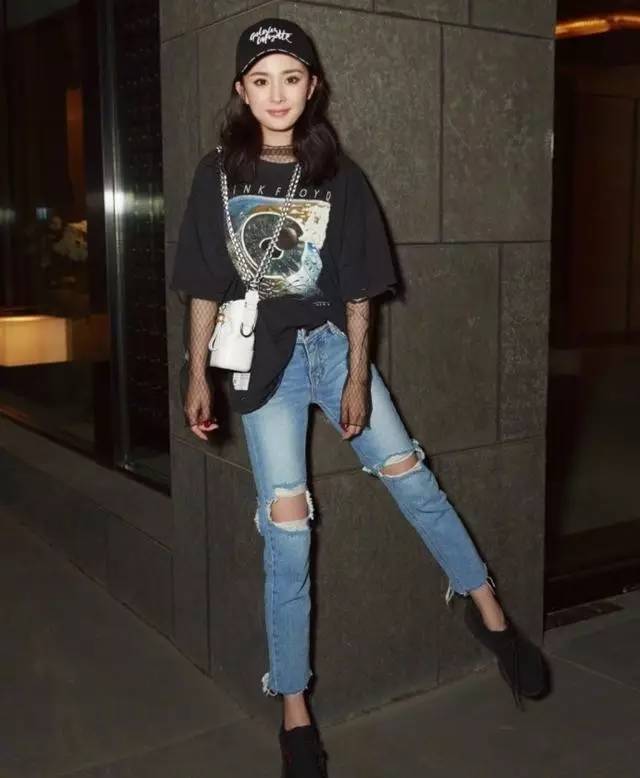 瘦腿破洞裤,破洞裤显瘦还是不破洞的显瘦