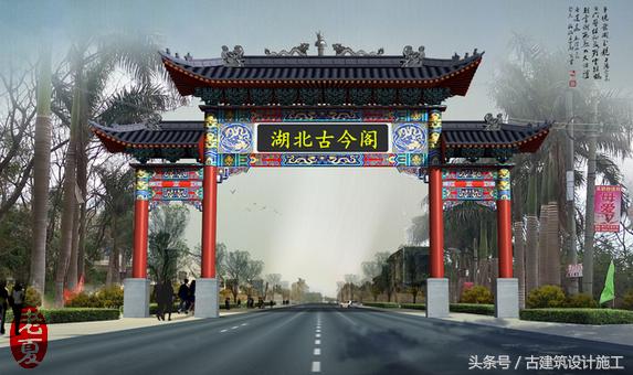 不锈钢仿古门楼牌坊,仿古建筑门楼牌坊