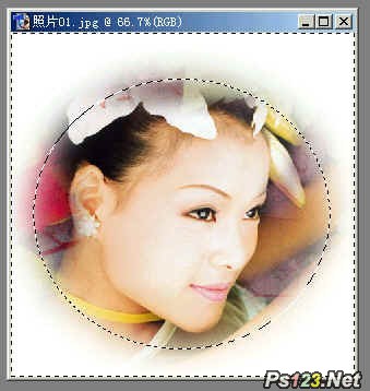 ps一张图片怎么虚化其中一个区域,ps图片上部分虚化边缘融入背景