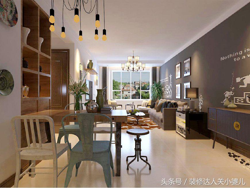 沈阳法兰香颂88平方米北欧风格装修效果图——林凤全案整装关关