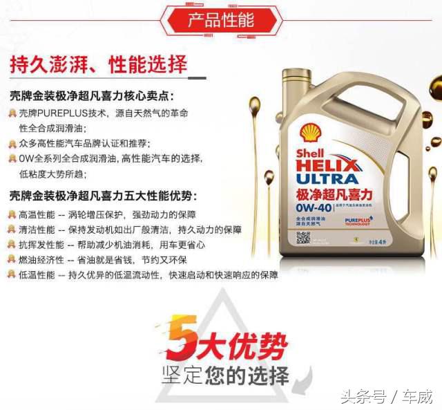 壳牌机油质量怎么选,选机油认准这一点