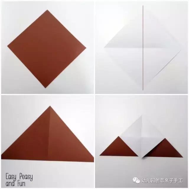 类似折法的边角书签,书签折纸制作幼儿园简单好看