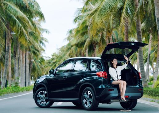 女司机自驾海南环岛旅游公路,铃木维特拉自驾西藏体验