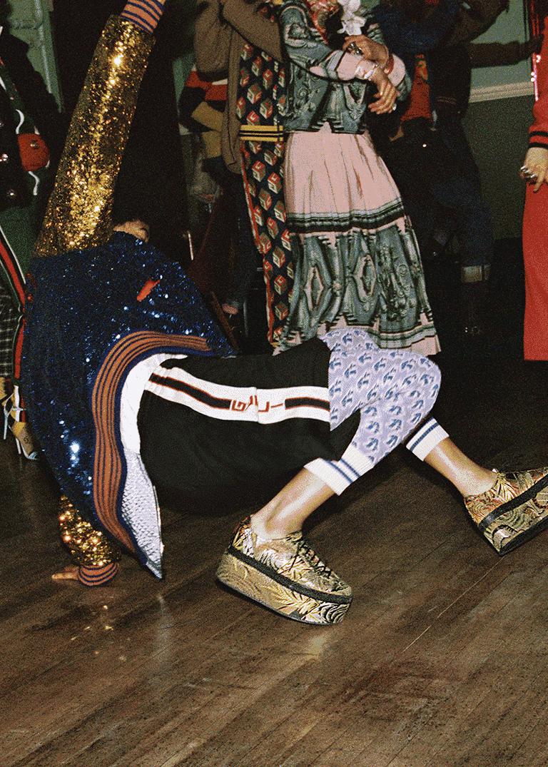 gucci华丽复古,gucci惊艳时尚圈