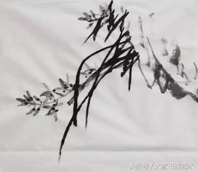 中国写意花鸟画教程梅兰竹菊篇,阮克敏花鸟写意画50幅