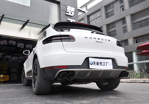 保时捷玛卡排气管尾喉,武汉保时捷玛卡改装