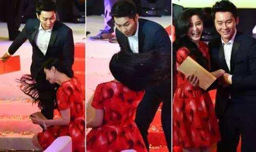 胡歌摔倒全过程,胡歌摔倒视频