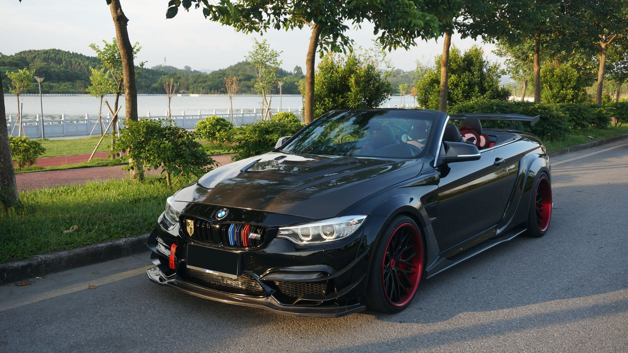 宝马428i运动套装改装黑武士,宝马428四门黑武士