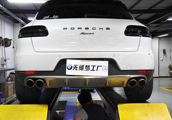 保时捷玛卡排气管尾喉,武汉保时捷玛卡改装