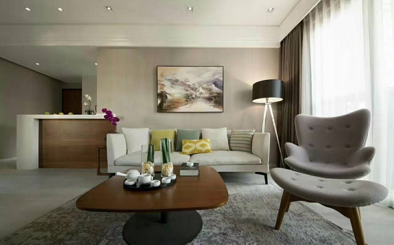 中航白沙湾二房装修效果图,中航城两河装修效果图