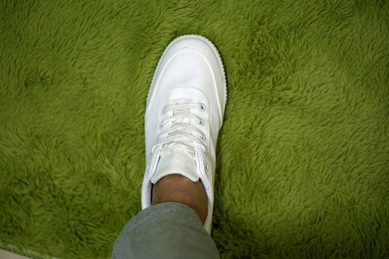 飞跃的小白鞋测评,飞跃国产高帮小白鞋