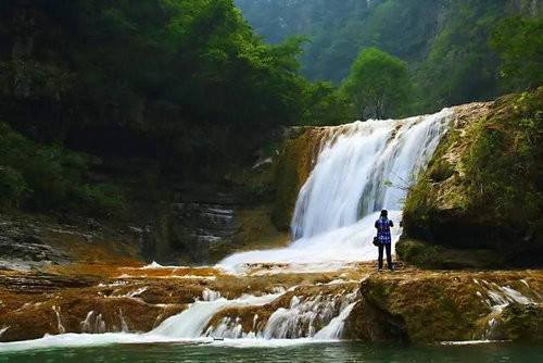 焦作旅游青龙峡风景图,焦作青龙峡风景区瀑布