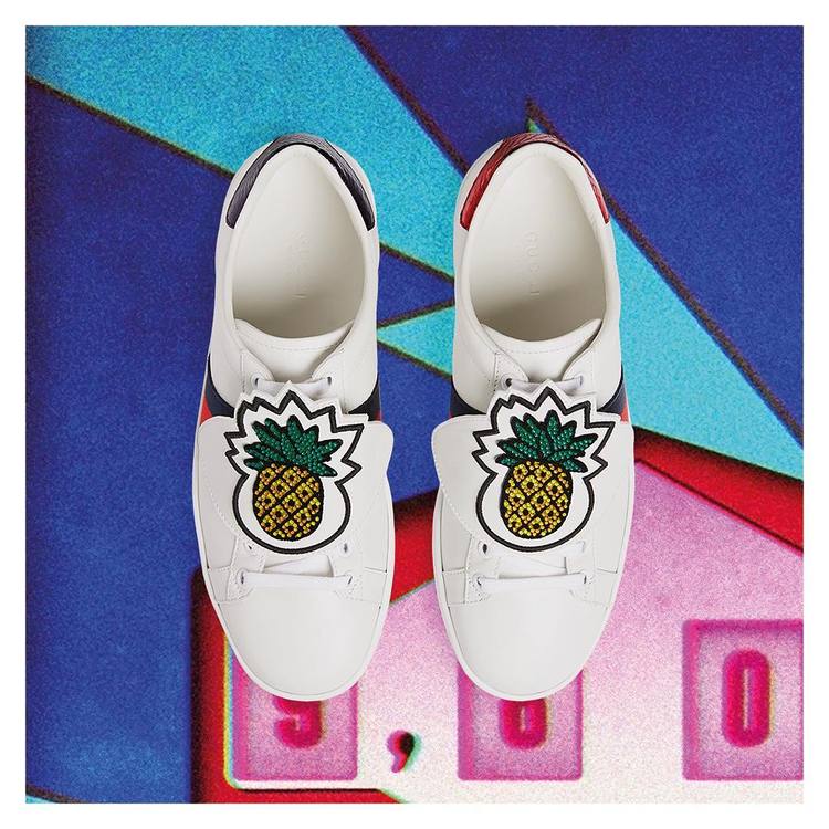 gucci复古low小白鞋 (新款gucci小白鞋)