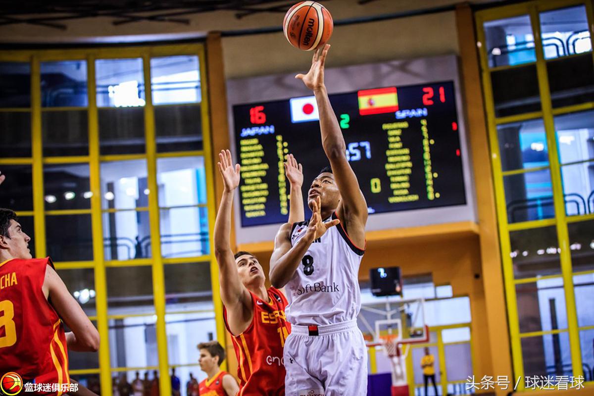 日本男篮u19打西班牙,周琦u19世青赛完整版