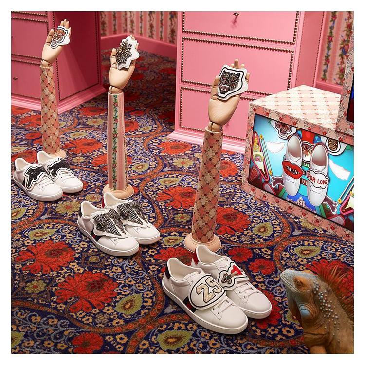 gucci显高小白鞋你爱了吗,gucci今年最流行的小白鞋