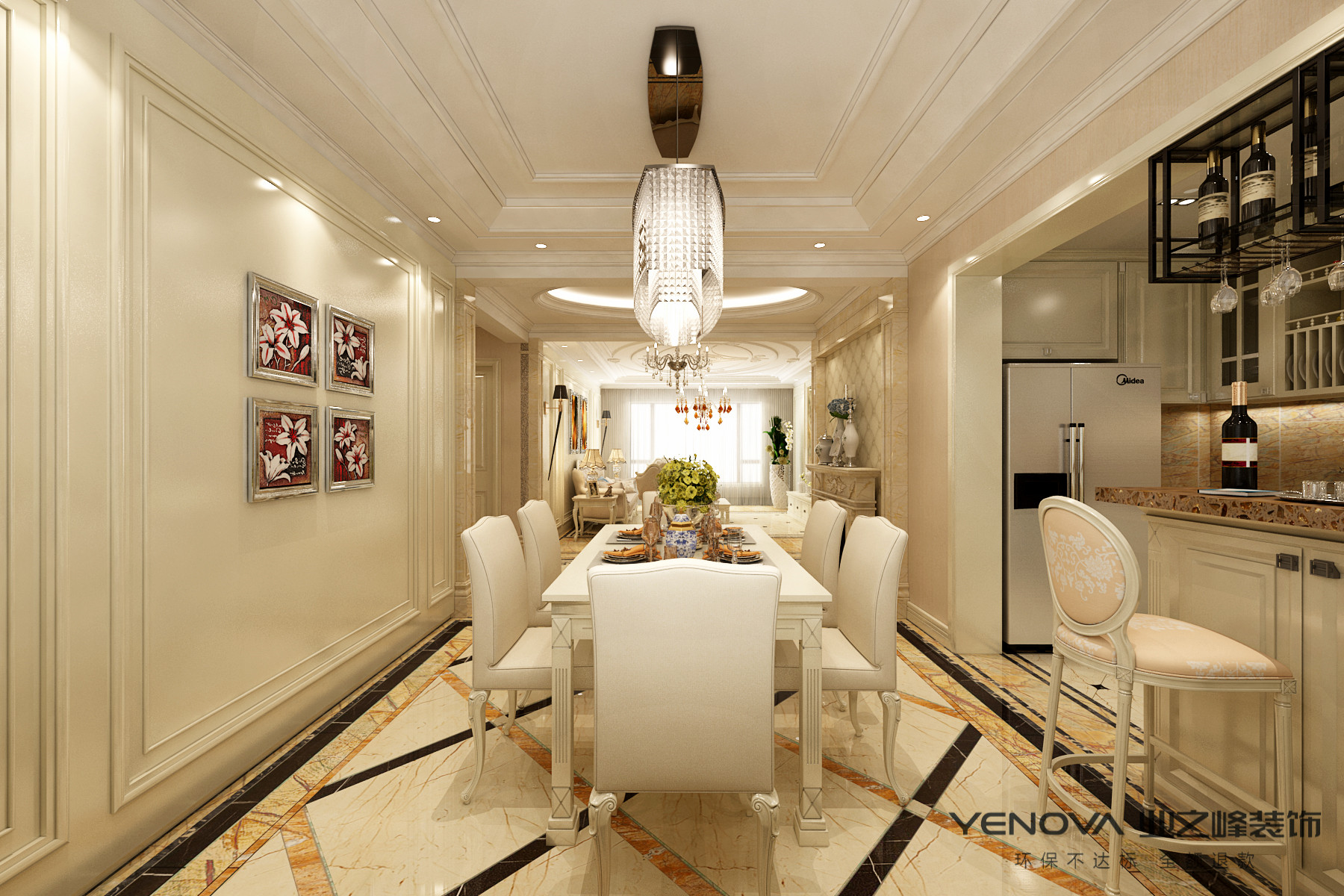 15万装修全屋欧式风格图,8万元60平米装修效果图