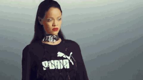 puma蕾哈娜蝴蝶结款2019,puma鞋子黑色蕾哈娜