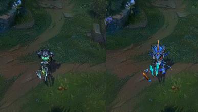 英雄联盟人马皮肤对比,银河魔装机神和欧米伽小队