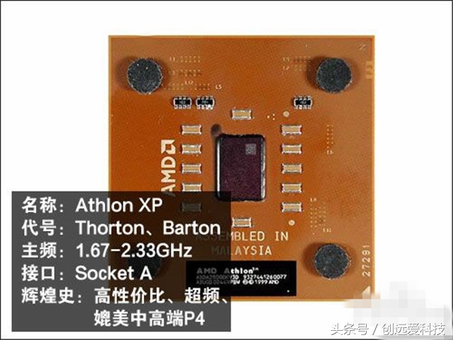 amd经典cpu回顾,amd历史经典cpu
