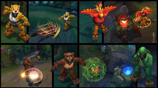 lol想看皮肤的特效怎么看,lol手游龙王哪个皮肤特效好看