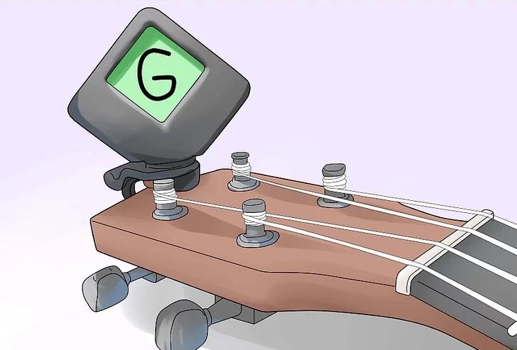 吉他尤克里里贝斯小提琴怎么调音,一弦吉他调音怎么调