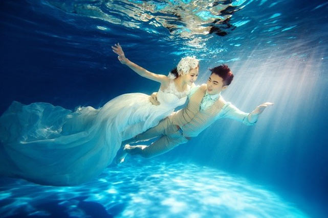 水下婚纱照知识大全，听小编一一道来~