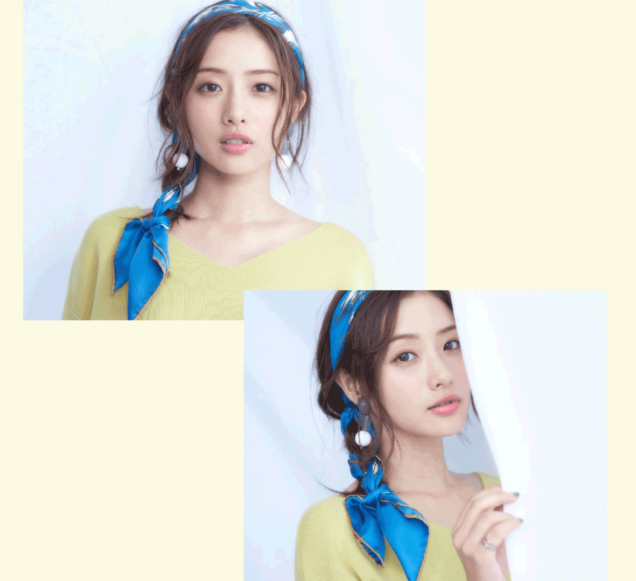 脸大慎入|百变造型,发带搞定