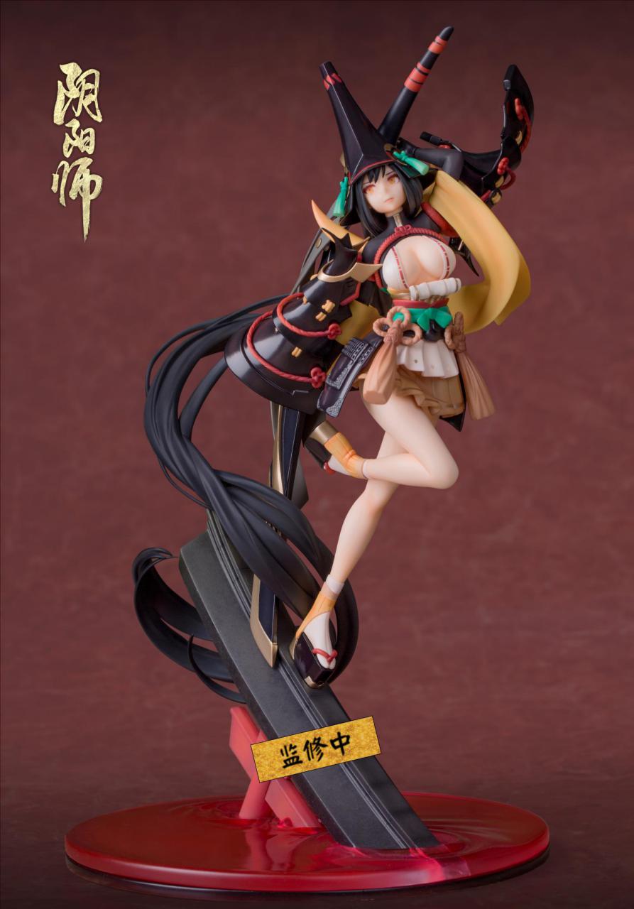 阴阳师手办妖刀姬和青行灯,阴阳师妖刀姬手办原画