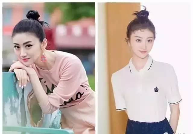 景甜赵丽颖的“炸毛丸子头”，让你减龄变少女！