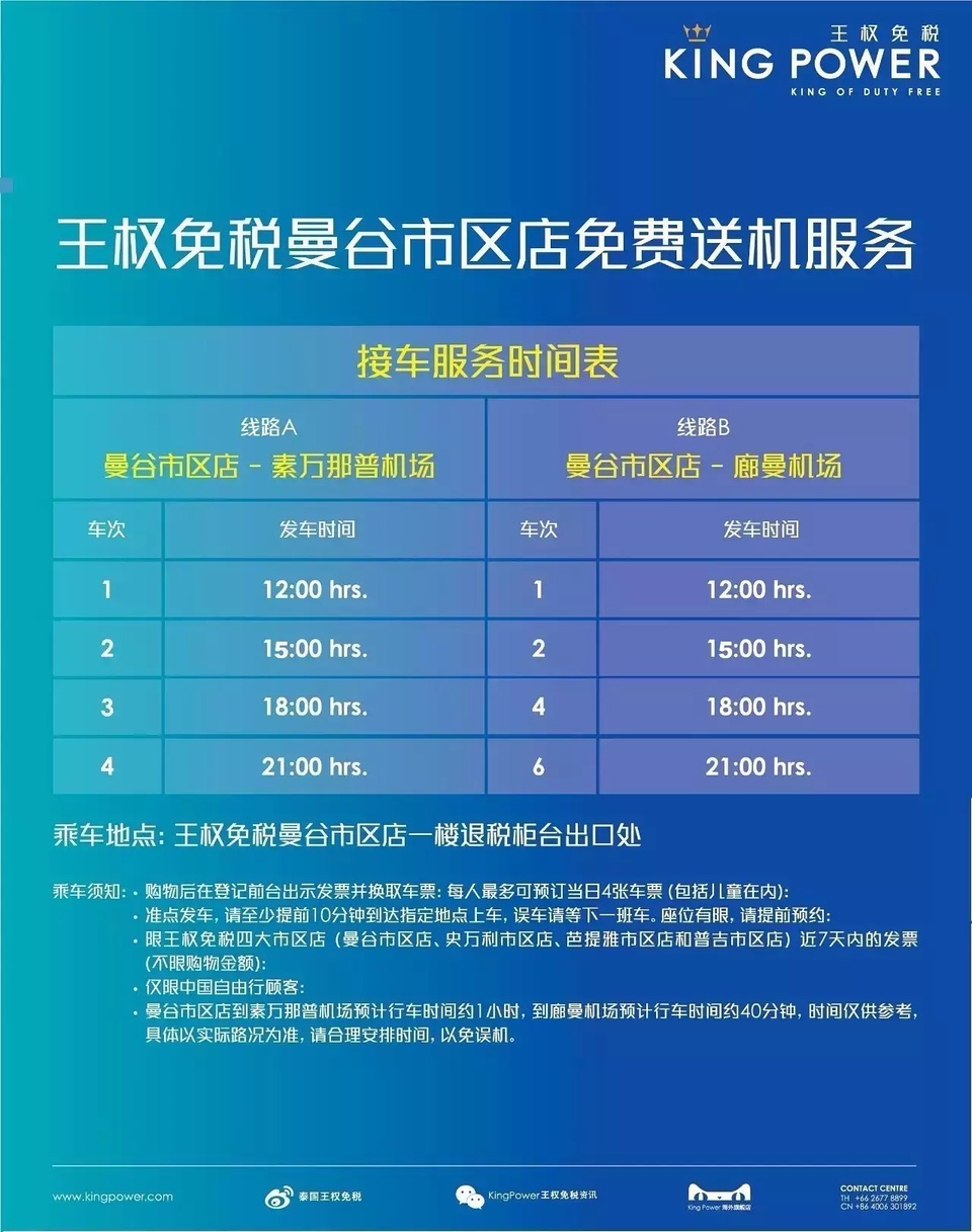 在泰国王权免税店买的东西带回国,去泰国第一天去王权免税店