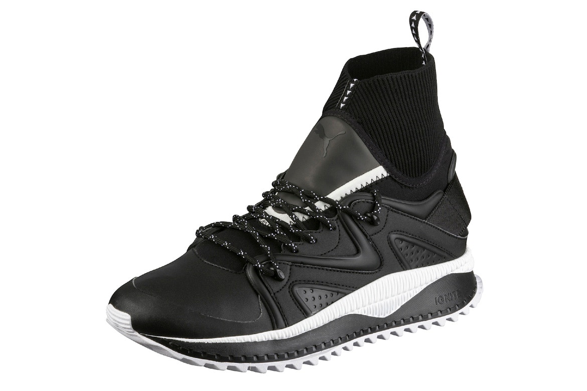 puma经典黑配长袜子,puma经典款配袜子