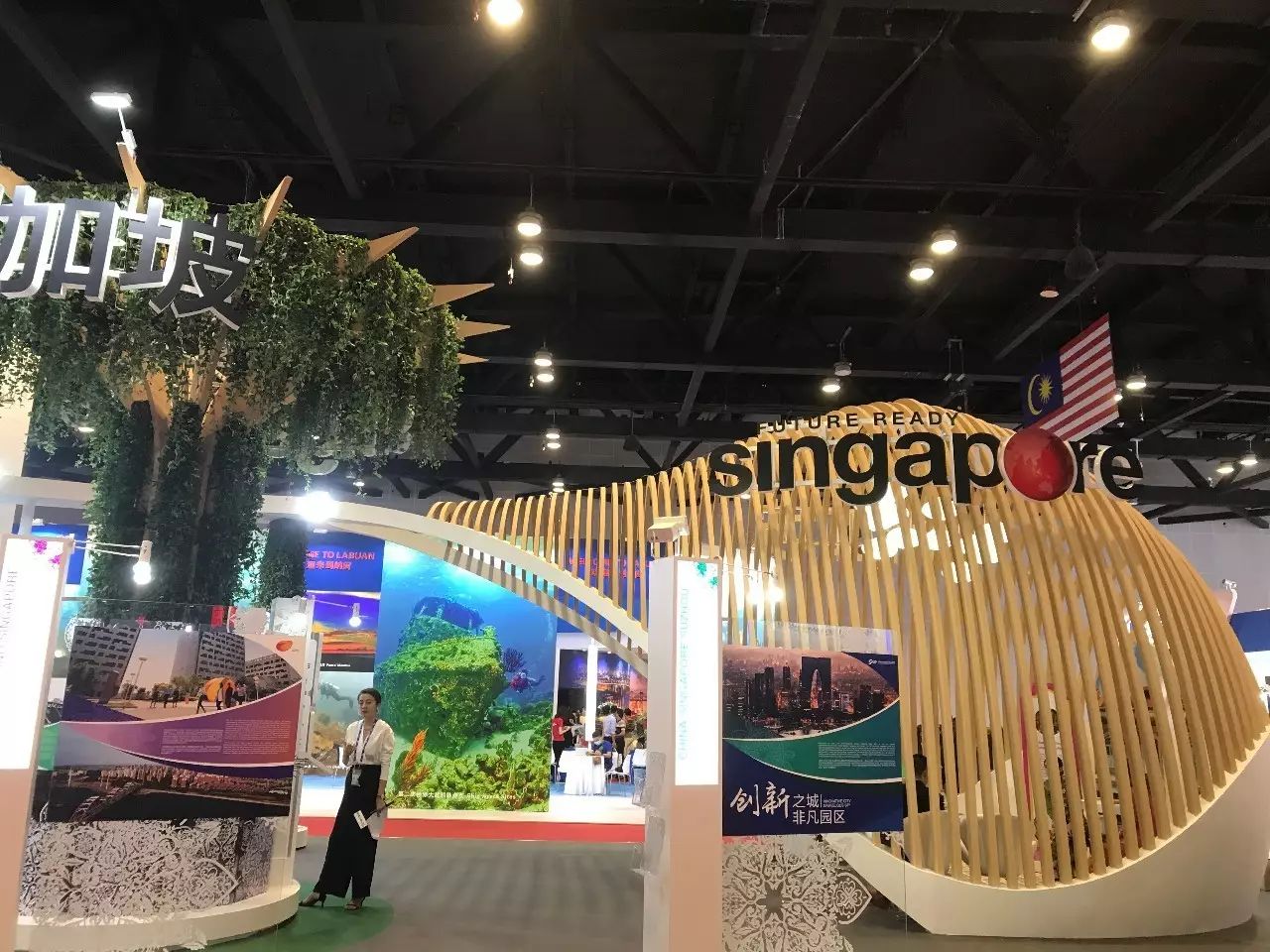 东盟博览会各国各地展览现场,东盟博览会高清