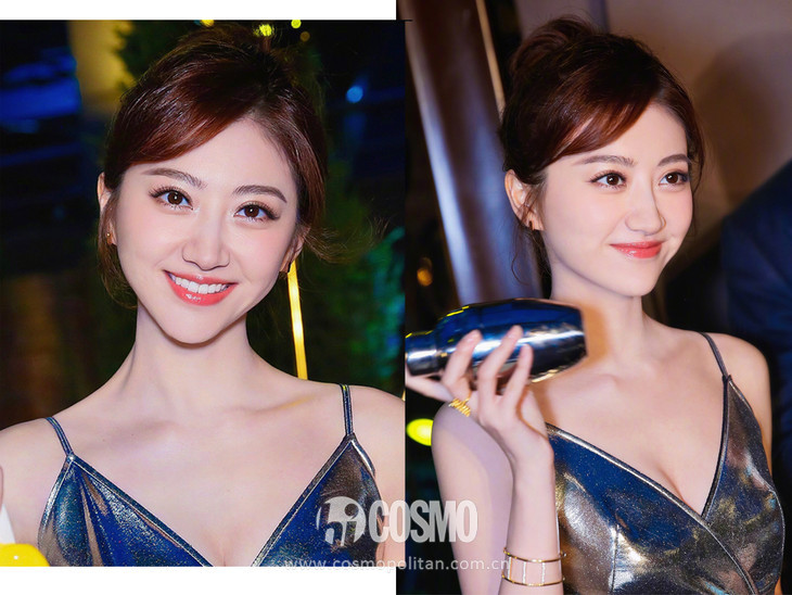 杨幂同款八字卷刘海教程,杨幂同款发型法式刘海