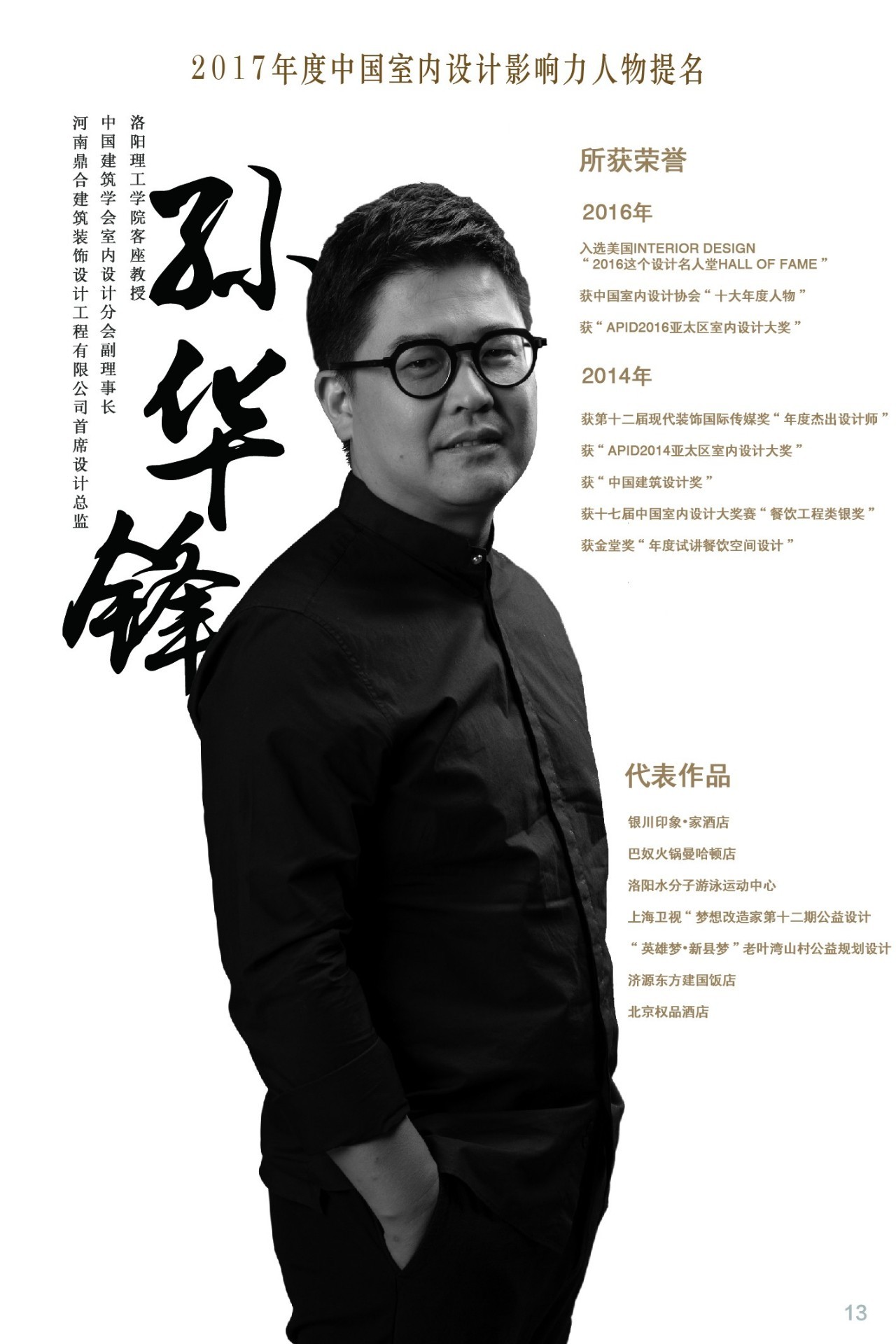 中国室内设计十大影响力人物,南京十大新锐装修设计师评选活动