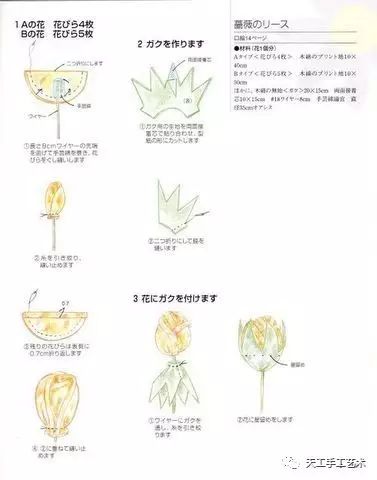 手工书制作花束,花朵手工书