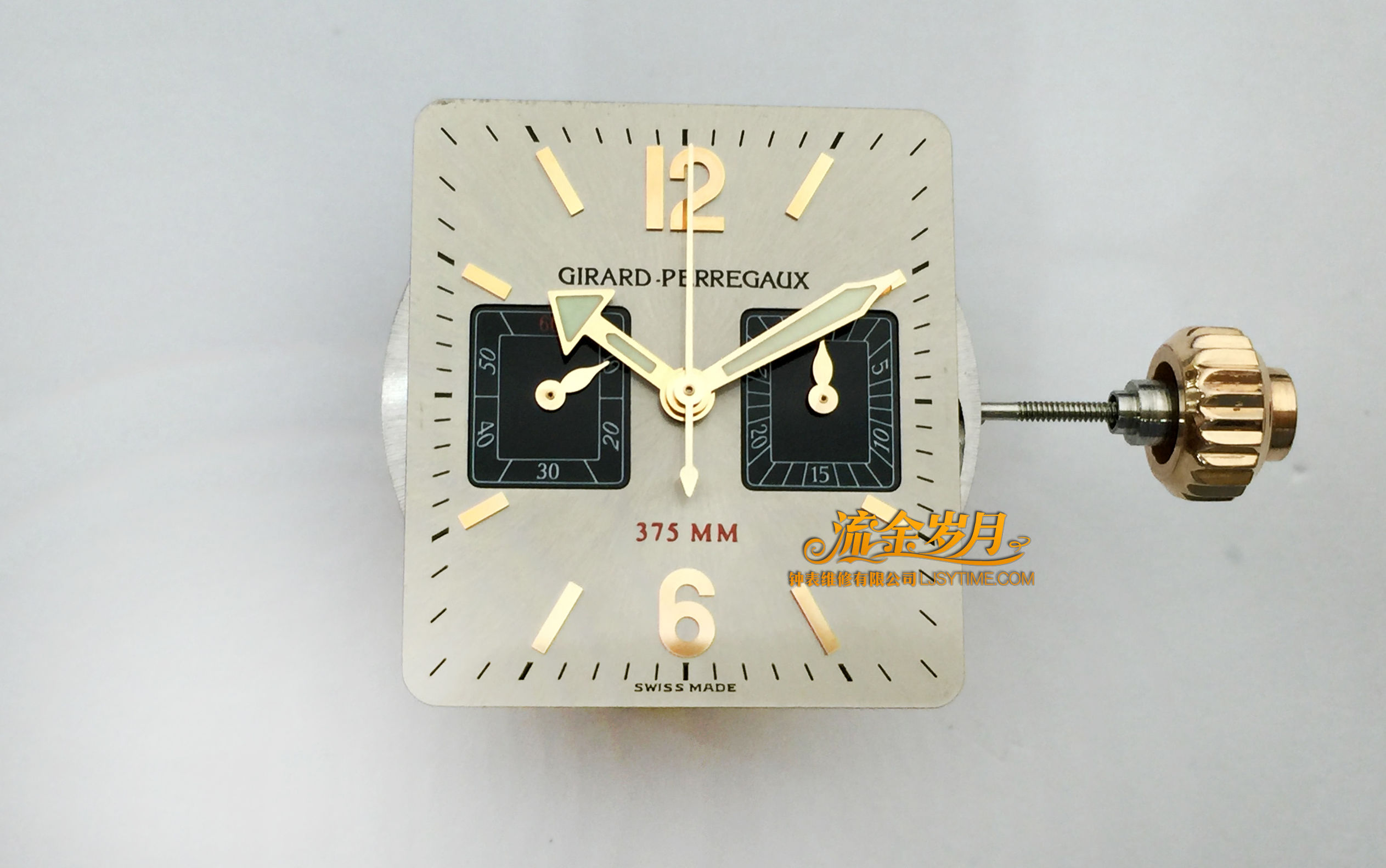 手表进水导致停走,不及时洗油真的很伤!把芯生锈断掉要换,机芯满是锈迹~看芝柏单按钮计时洗油后焕然一新