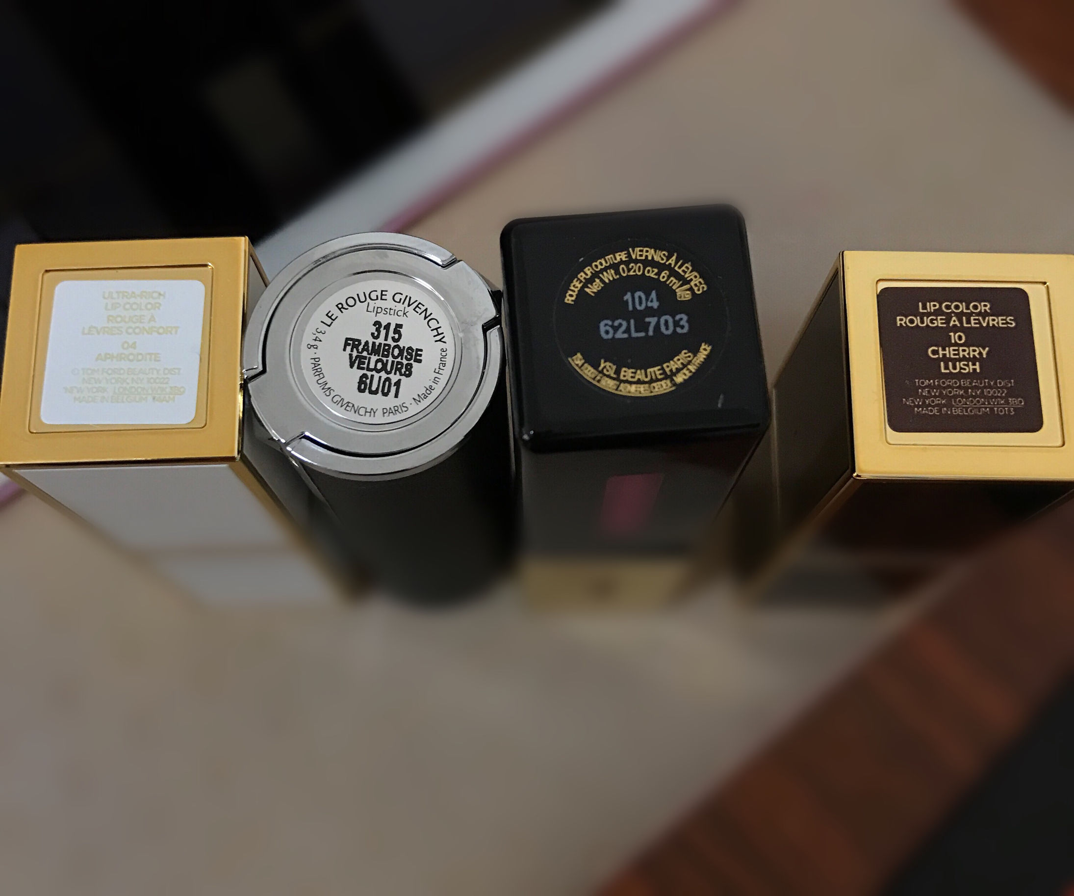 兰蔻和香奈儿口红色号推荐,tf27口红试色三姐妹