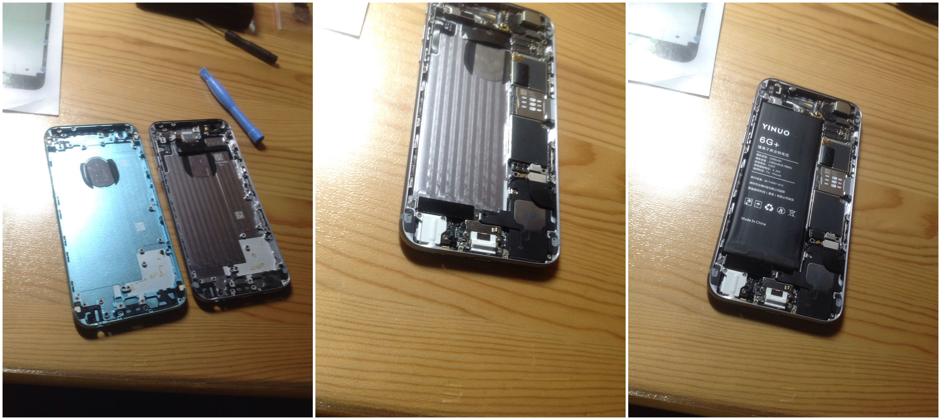 网友苹果手机换屏幕,iphone6plus换屏幕和外壳