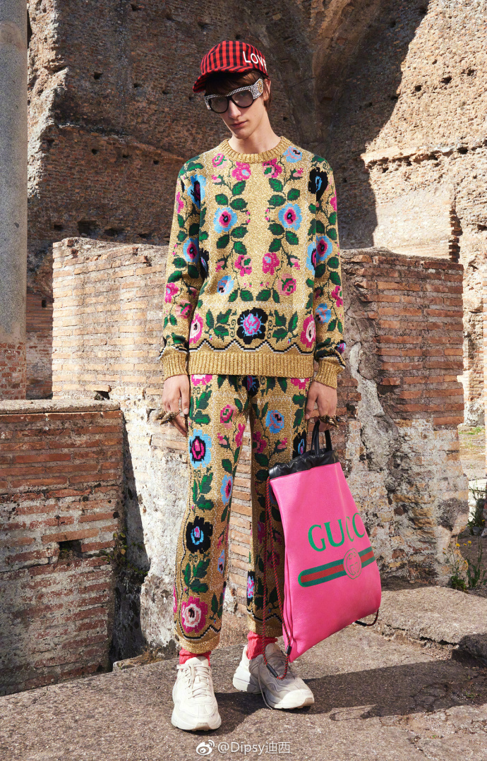 gucci2018早秋男图片,gucci2018春夏文艺复兴