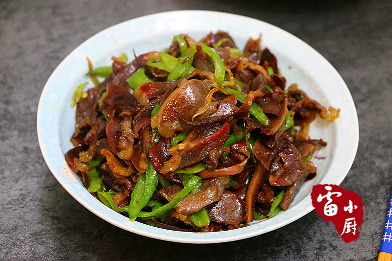 酸豆角鸡胗干香酸爽脆嫩下酒下饭,30秒教你做下酒好菜酸辣凉拌鸡胗