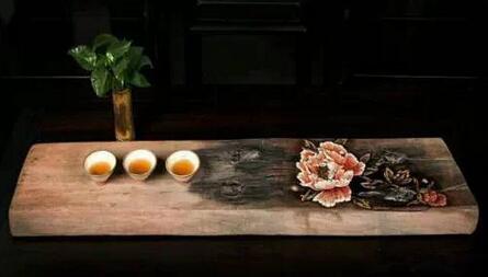 大漆艺术vol.9丨旧船上拆回来的烂木头，上漆后，就价值上万了！