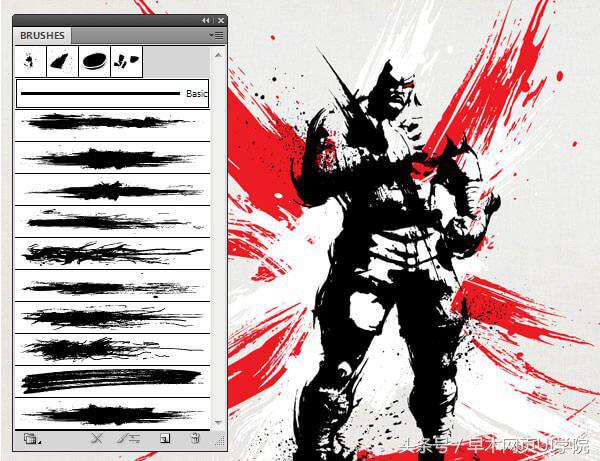 ai笔刷免费版,ai毛笔笔刷下载